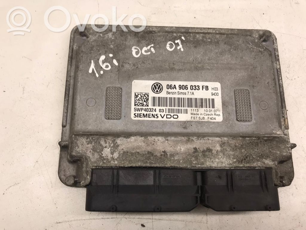 Engine control unit/module ECU   06A906033FB