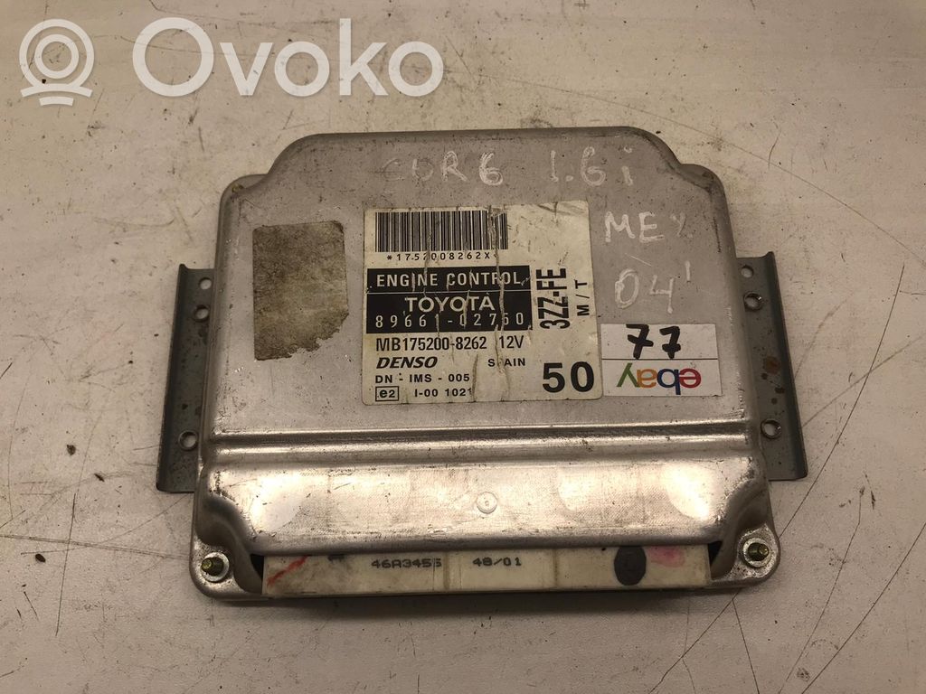 Engine control unit/module ECU   8966102750,MB1752008262