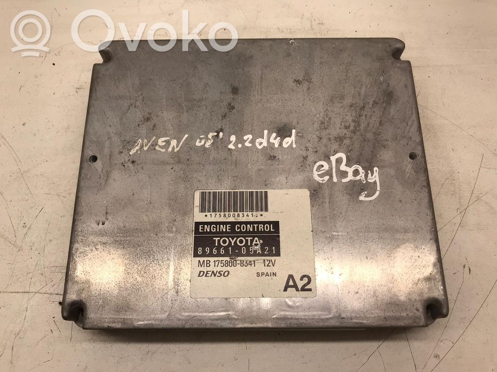 Engine control unit/module ECU   8966105A21,MB1758008341
