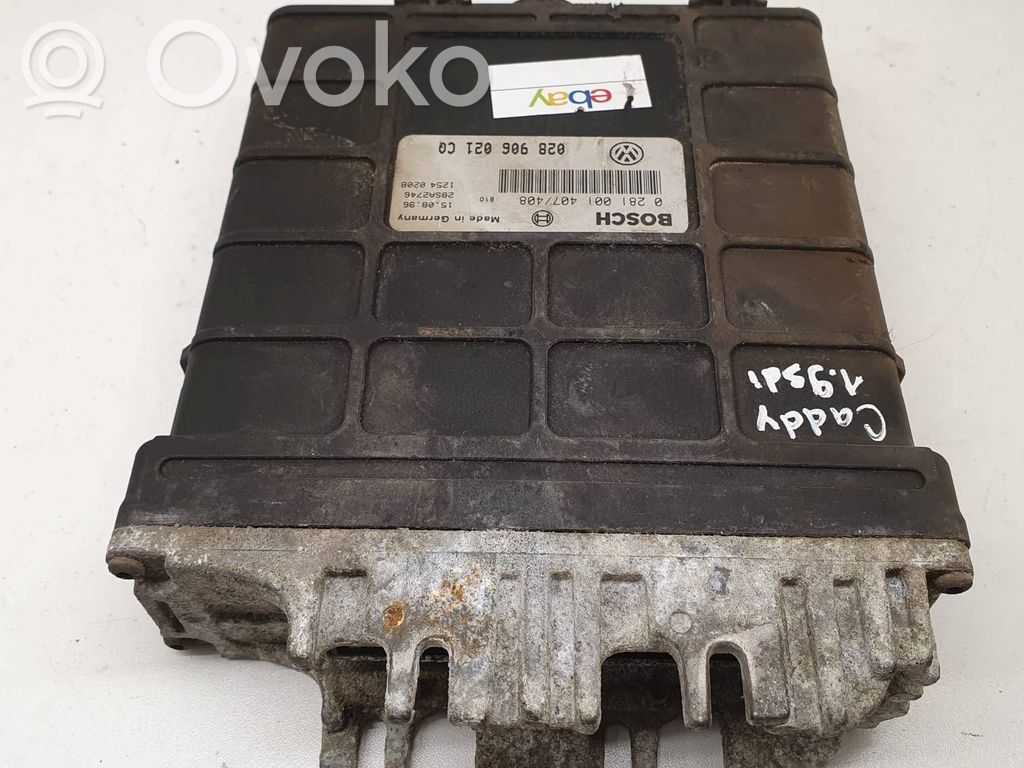 Engine control unit/module   028906021CQ,28SA2746,0281001407