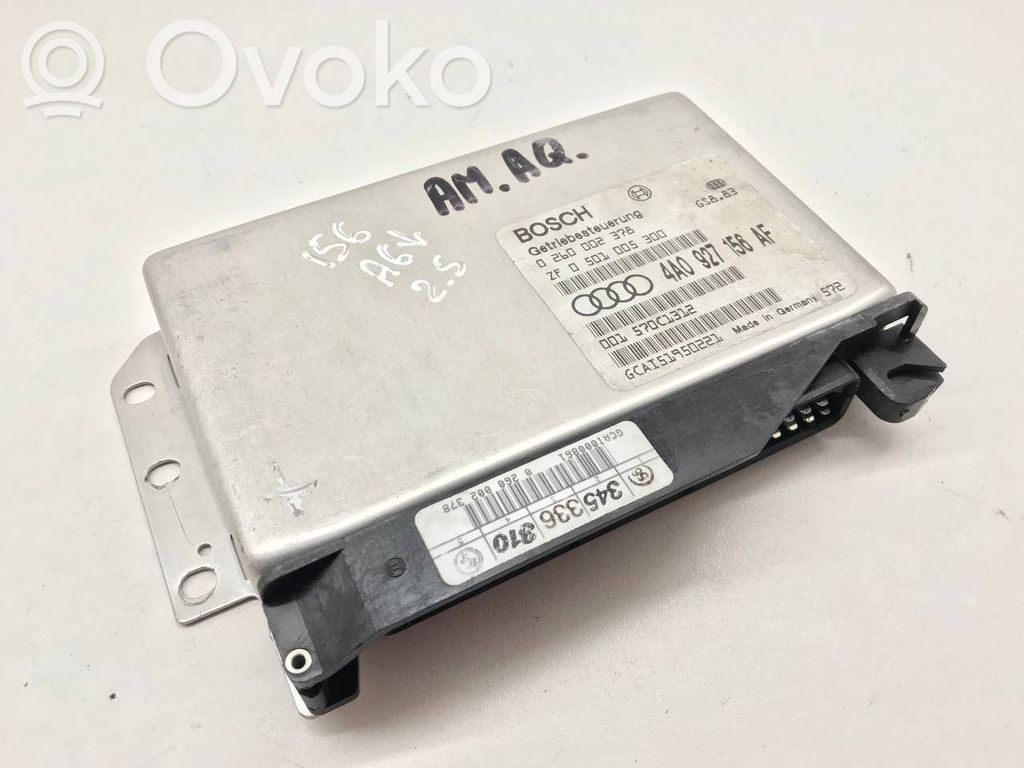 Gearbox control unit/module   4A0927156AF,0260002378,0501005300