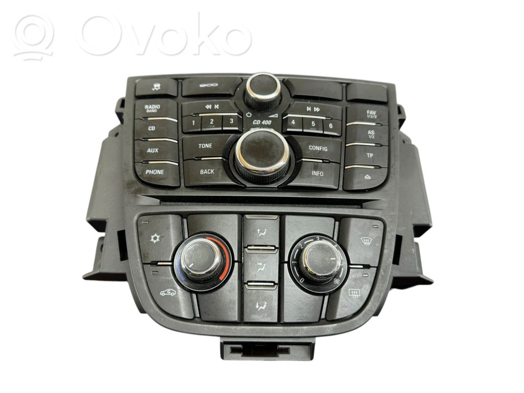 Opel Astra J Climate control unit 