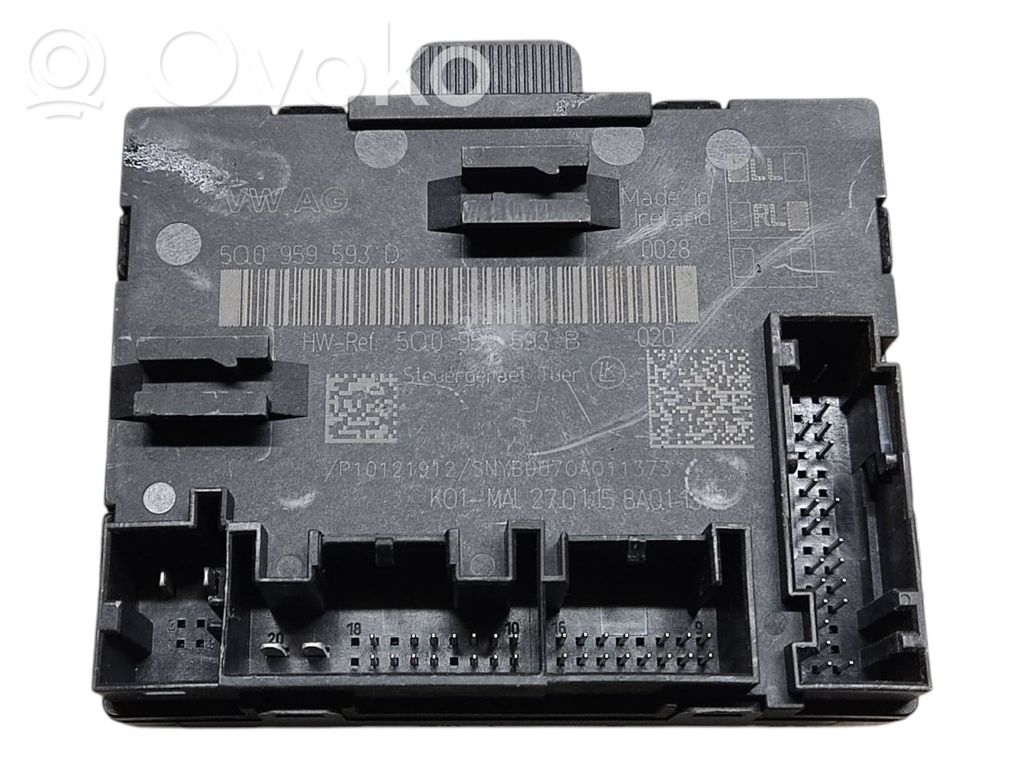 Audi A3 S3 8V Door control unit/module 