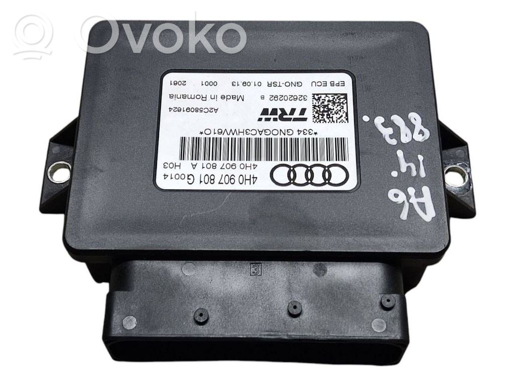Audi A6 S6 C7 4G Moduł / Sterownik hamulca ręcznego 