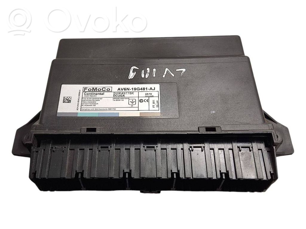 Module confort   AV6N19G481AJ,5WK49778K