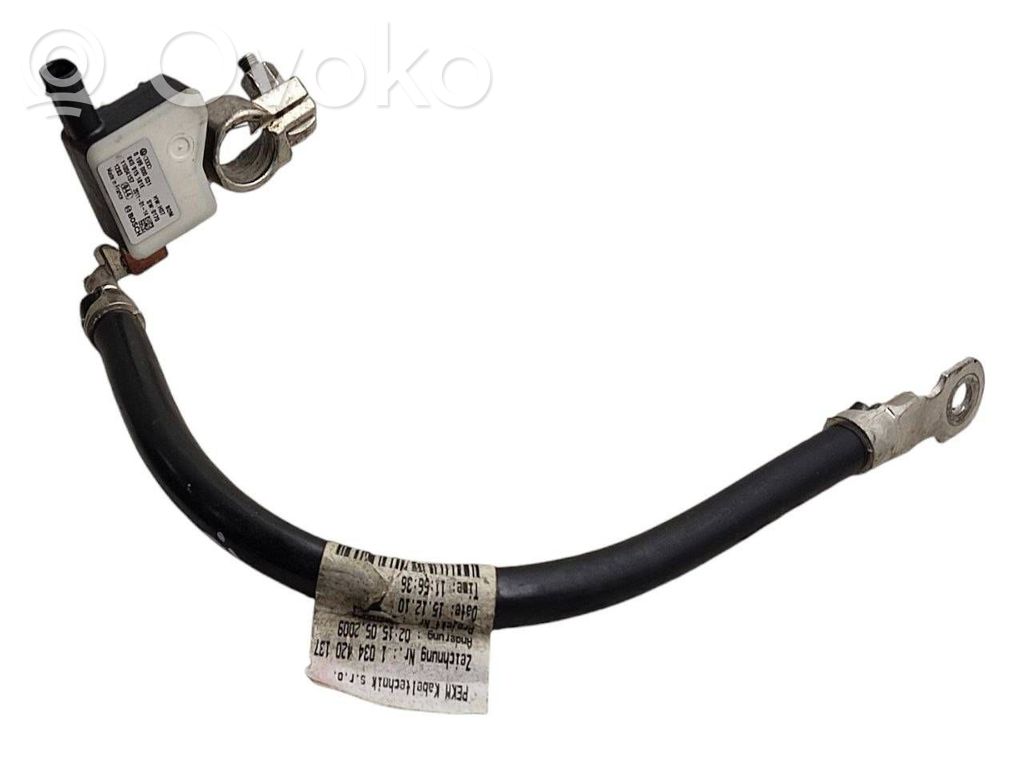 Negative earth cable (battery)   8K0915181E,0199000031