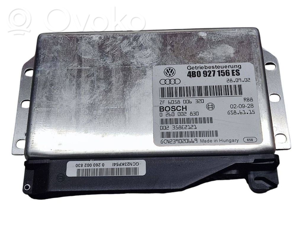 Gearbox control unit/module   4B0927156ES,0260002830