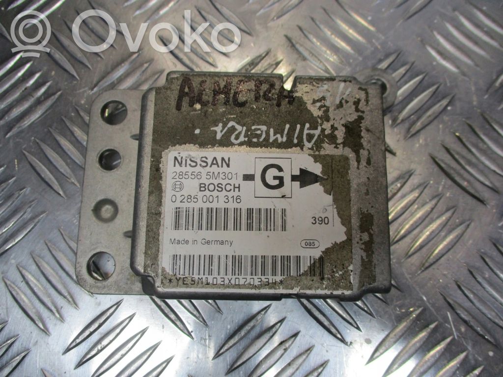 Nissan Almera N16 Centralina/modulo airbag 