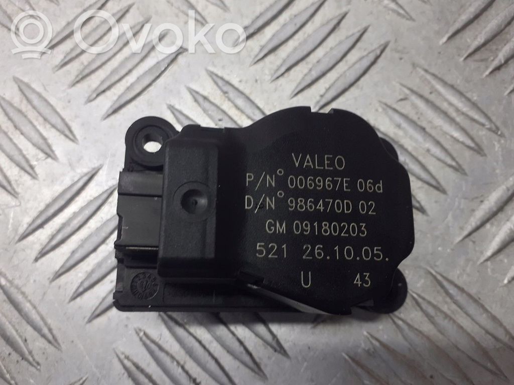 Opel Vectra C Motor/actuator clapetă aer 