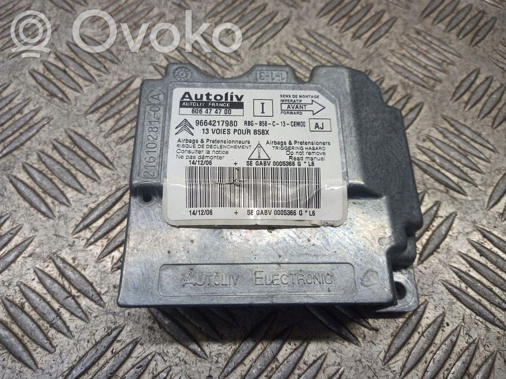 Citroen C4 I Picasso Centralina/modulo airbag