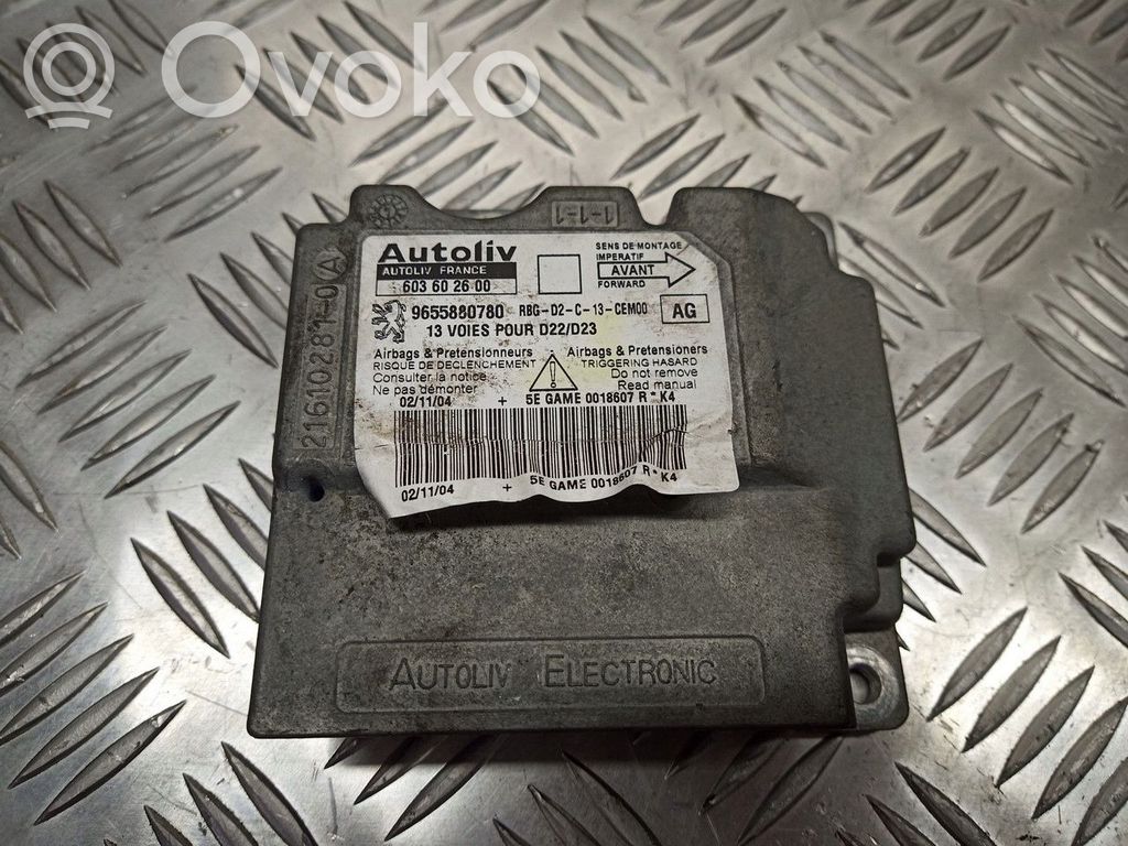 Peugeot 407 Unitate/modul de comandă airbaguri 
