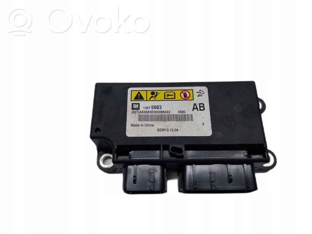 Opel Astra J Unidad de control/módulo del Airbag