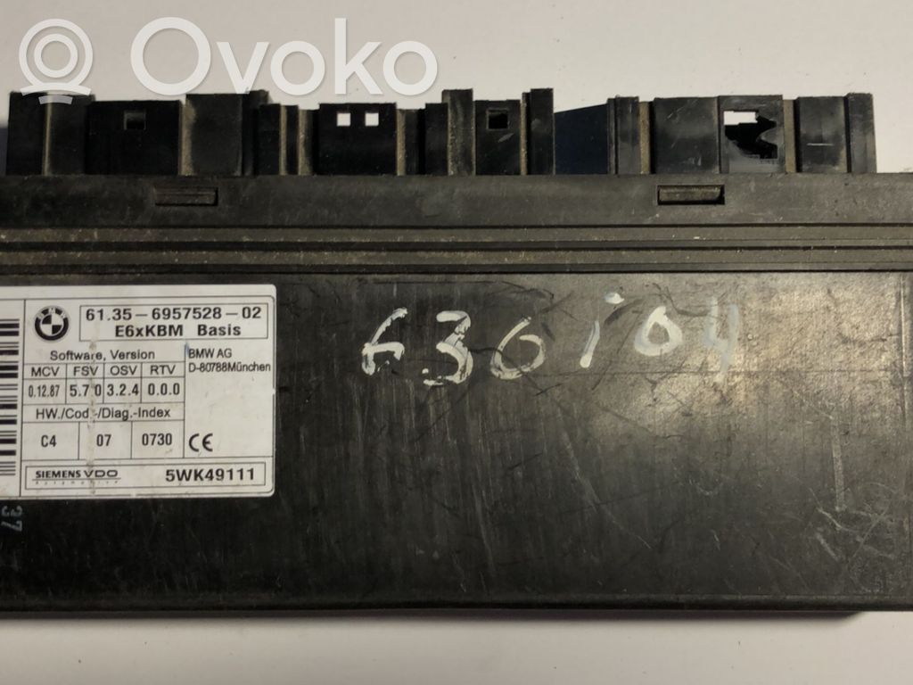 BMW 6 E63 E64 Module confort 