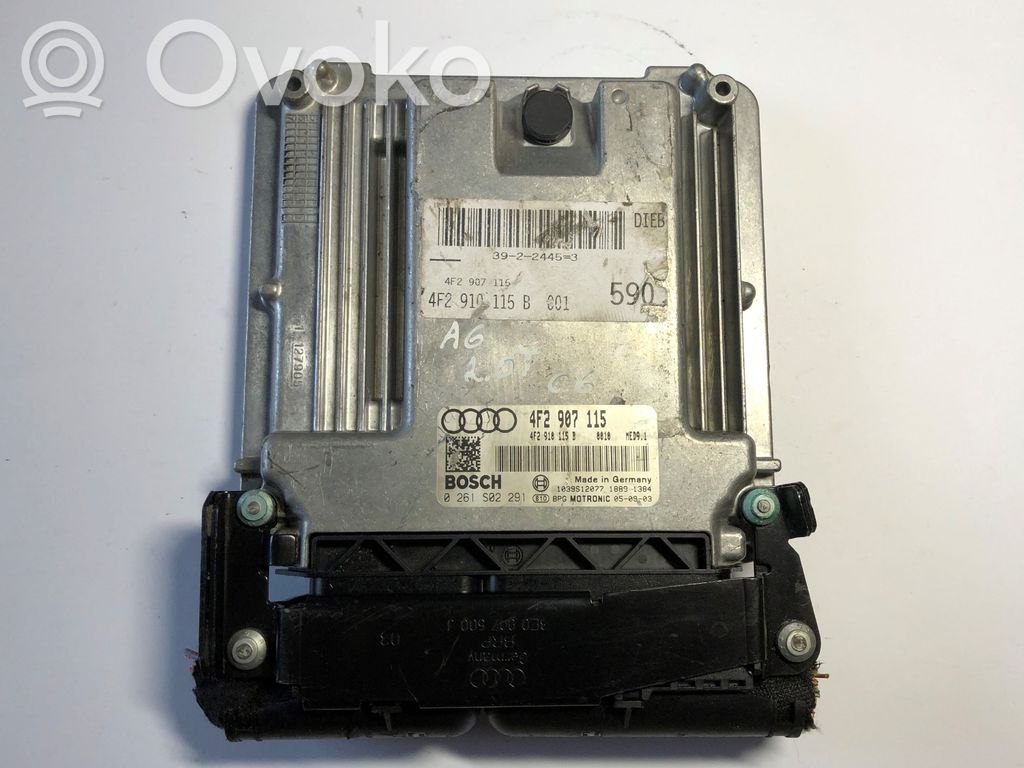 Unidad de control/módulo del motor   4F2907115,4F2910115B,0261S02291