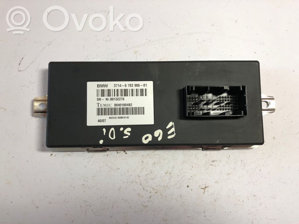 BMW 5 E60 E61 Module de commande suspension pneumatique arrière 