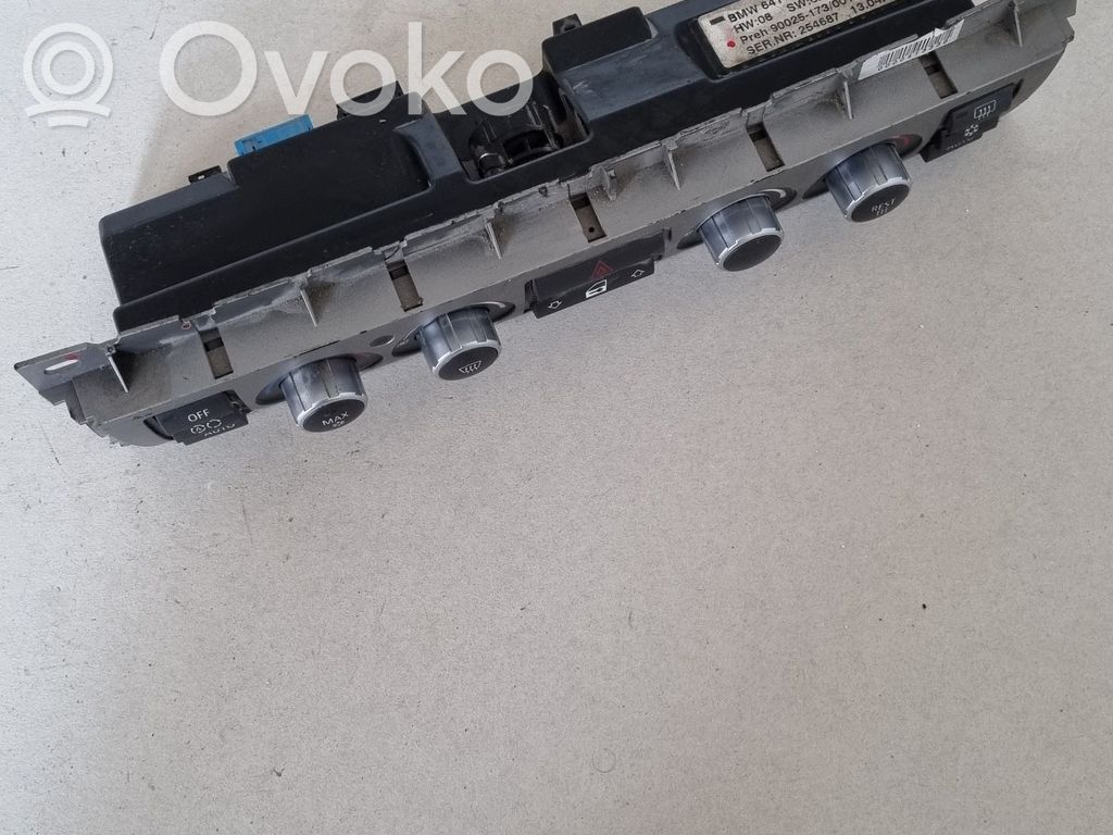 BMW 7 E65 E66 Gaisa kondicioniera / klimata kontroles / salona apsildes vadības bloks (salonā) 