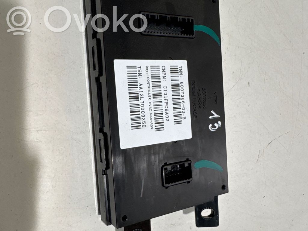 Climate control unit   600736600B,AA12L70009256,6007366,C101FPCBA02