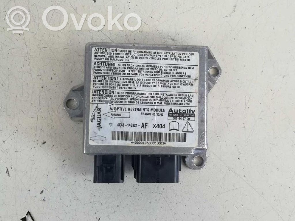 Airbag control unit/module   4X43,603449700,603449700,14B321