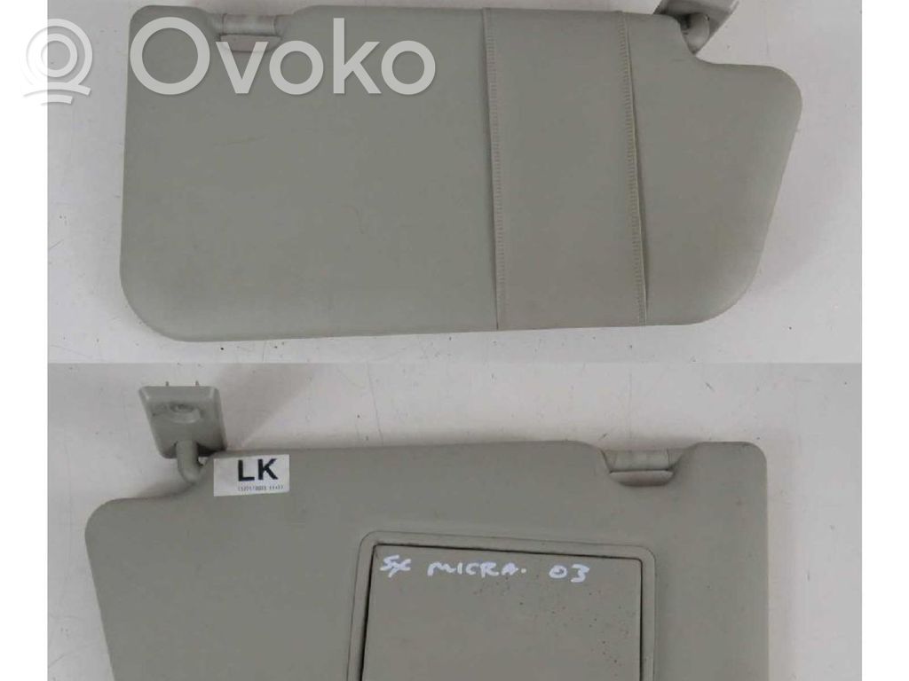 Nissan Micra Osłona przeciwsłoneczna 