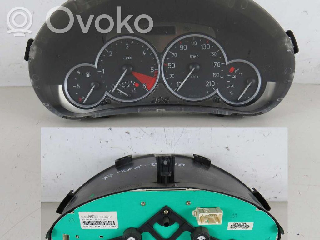 Peugeot 206 Speedometer (instrument cluster) 