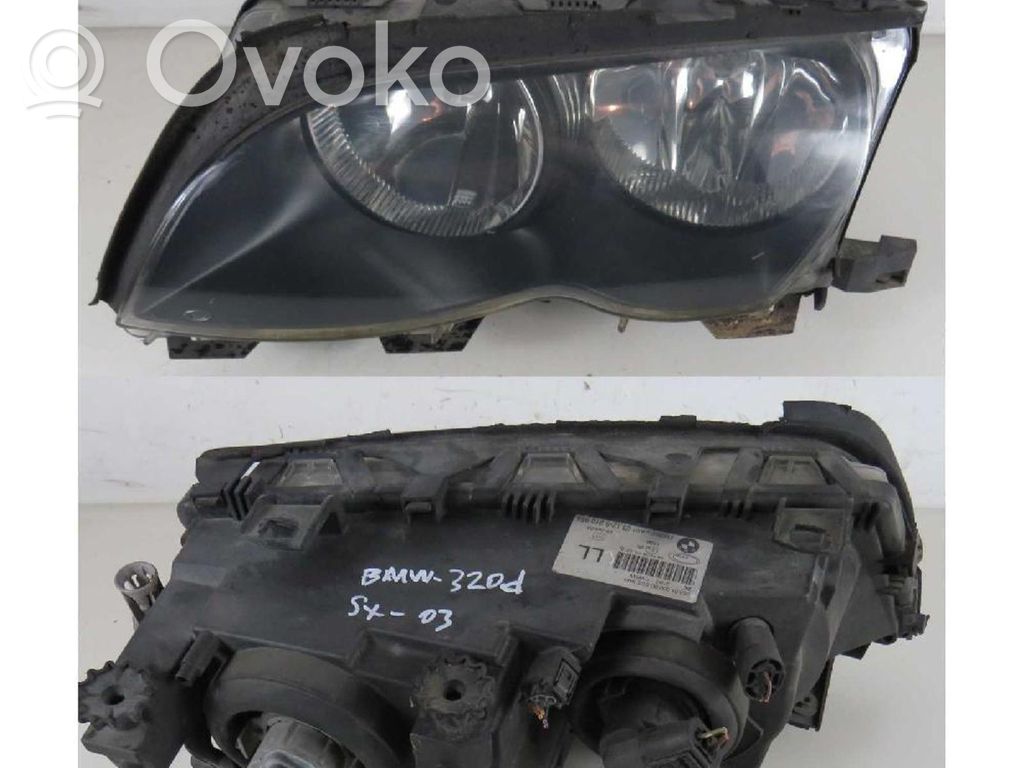 BMW 3 E46 Scheinwerferglas 