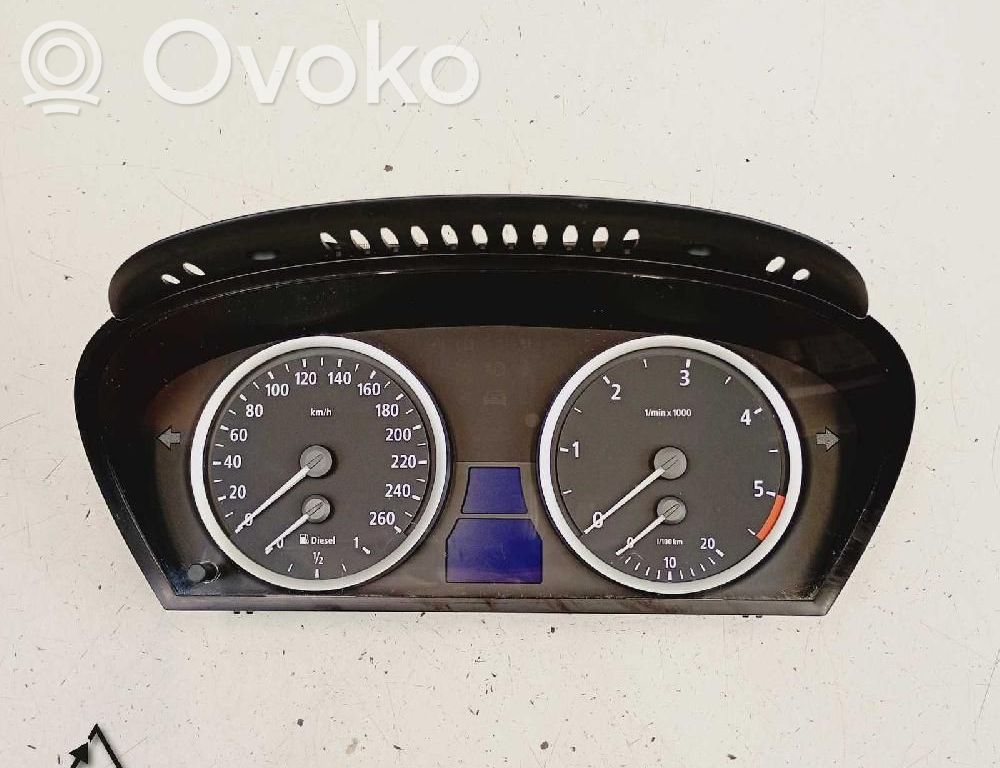 BMW 5 E60 E61 Tachimetro (quadro strumenti) 