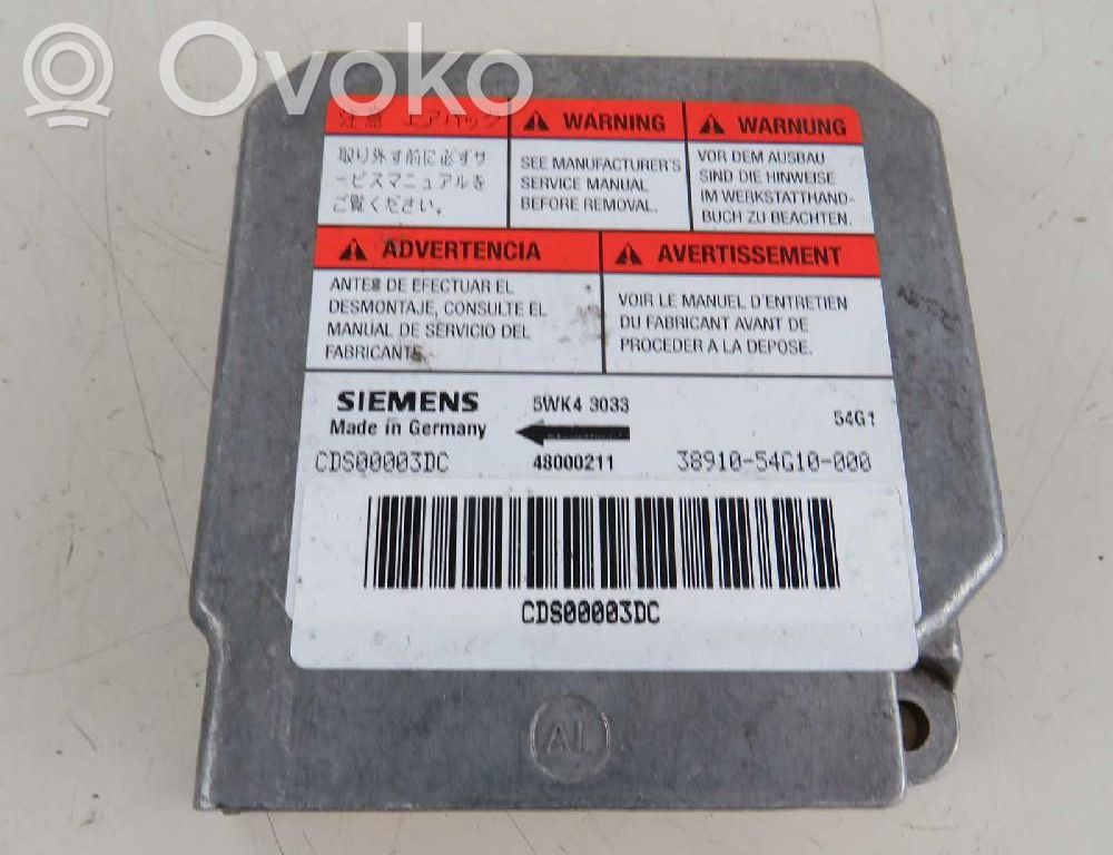 Suzuki Liana Unidad de control/módulo del Airbag 