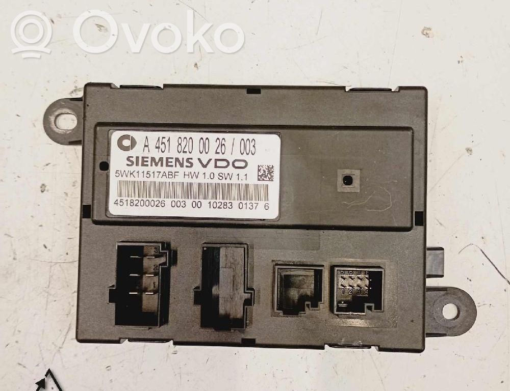 Smart ForTwo II Altre centraline/moduli 