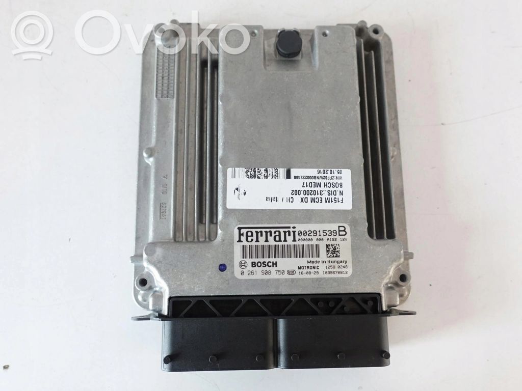 Ferrari 488 Pista Unitate/modul de control motor 