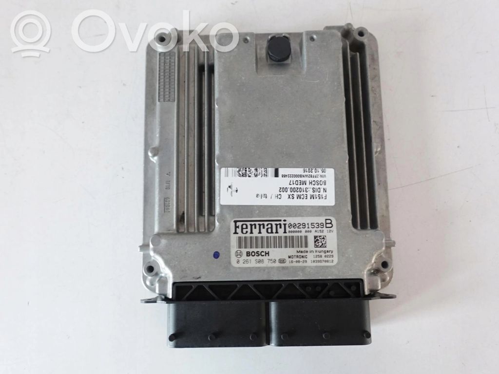 Ferrari 488 Pista Unitate/modul de control motor 