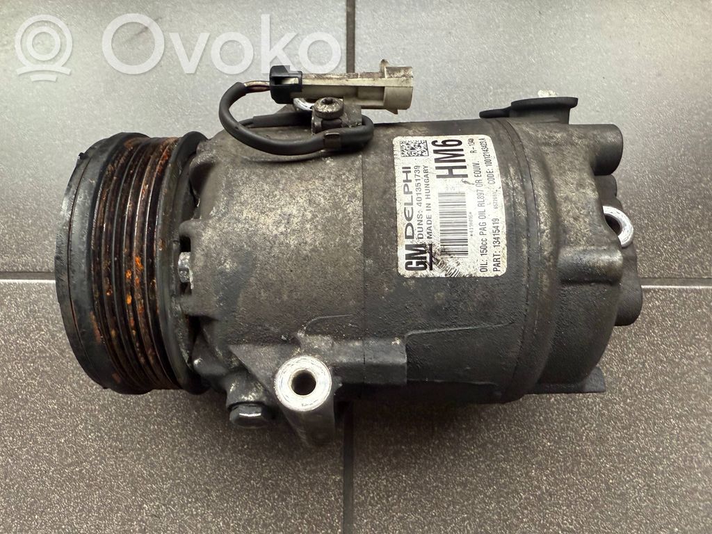Opel Astra J Kompresor / Sprężarka klimatyzacji A/C 