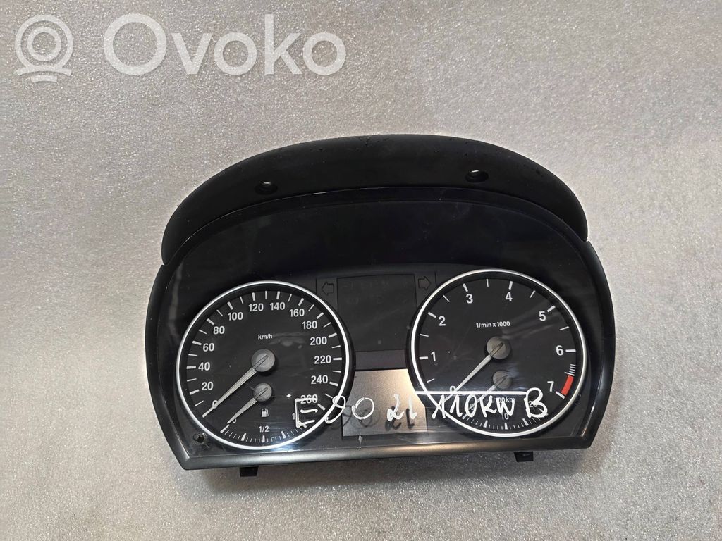 BMW 3 E90 E91 Speedometer (instrument cluster) 