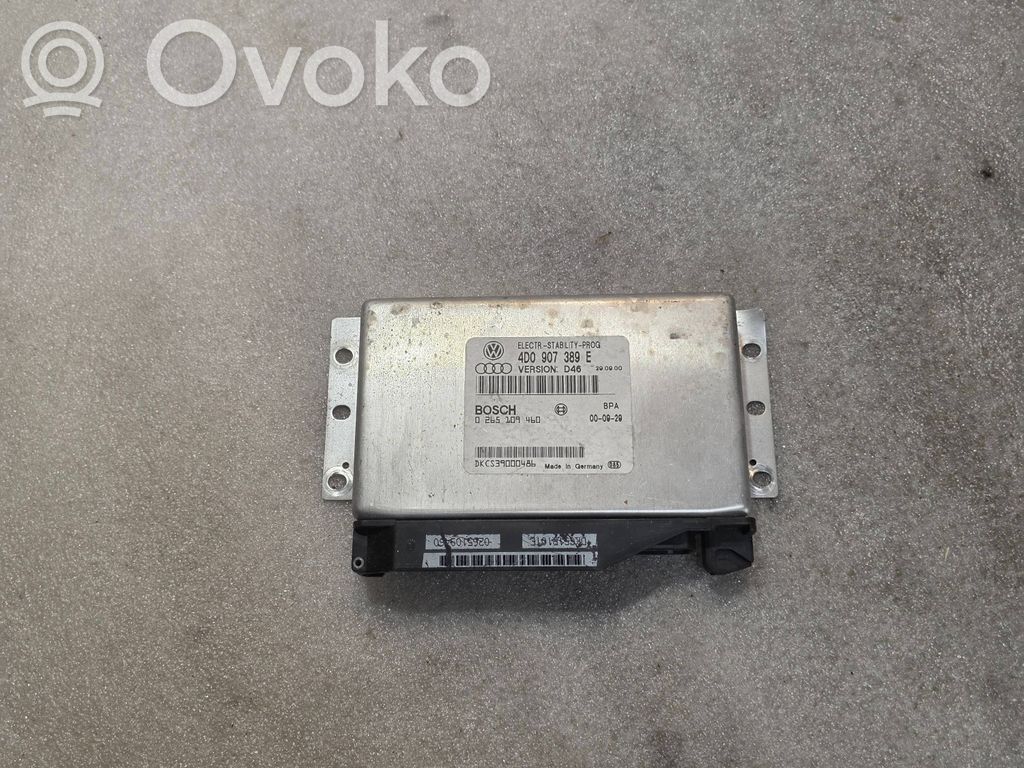 ESP-Steuergerät   4D0907389E,0265109460,DKCS39000486