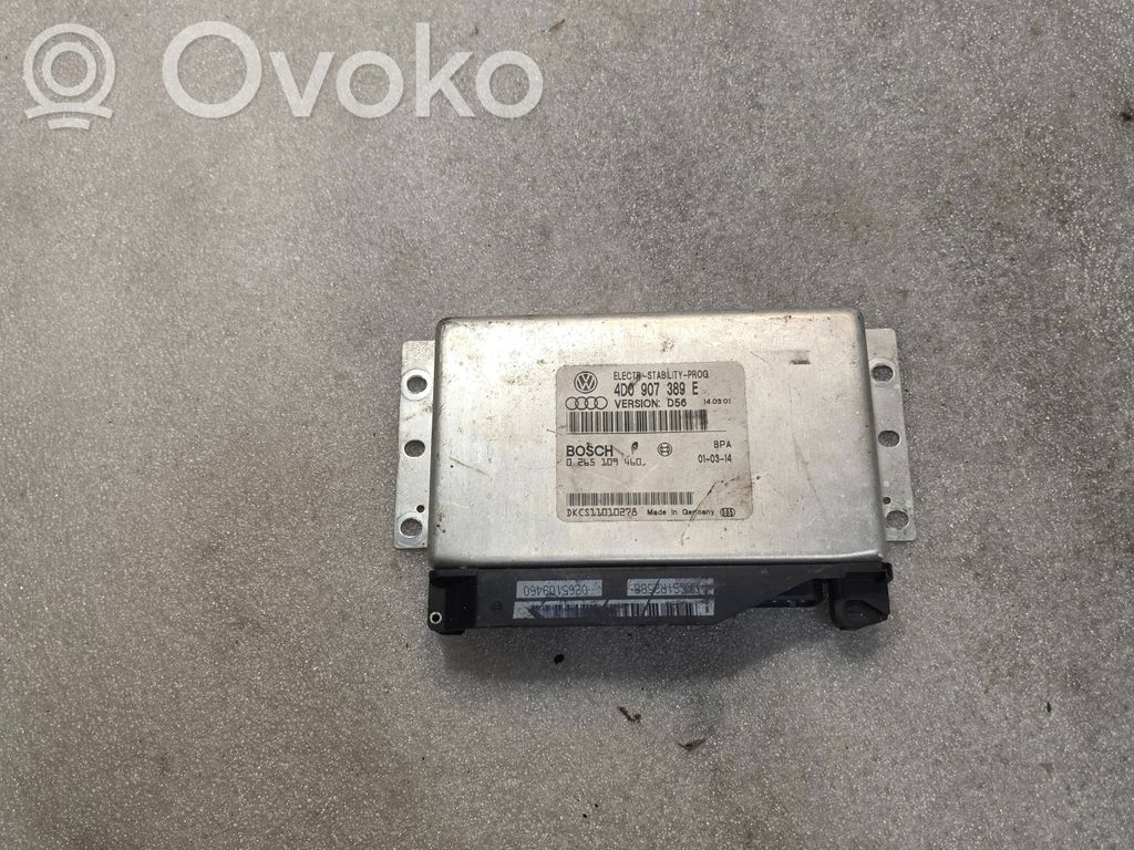 ESP-Steuergerät   4D0907389E,0265109460,DKCS11010278