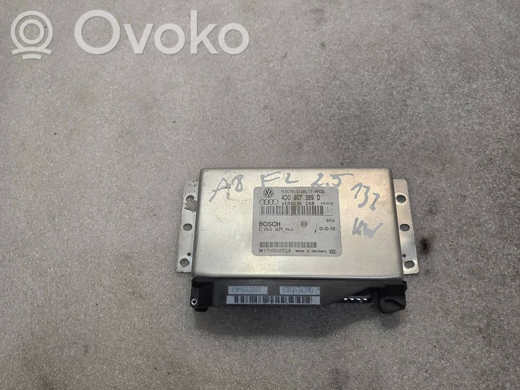 Audi A8 S8 D2 4D ESP (stabilitātes sistēmas) vadības bloks 