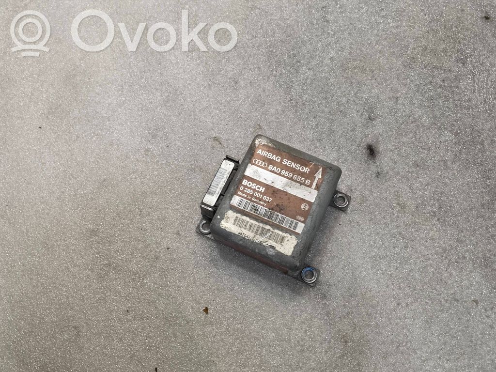 Airbag control unit/module   8A0959655B,0285001037