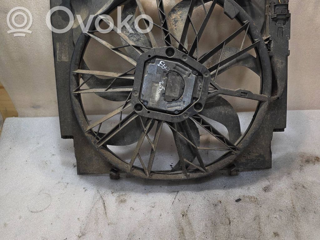 BMW 5 E60 E61 Elektrisks radiatoru ventilators 