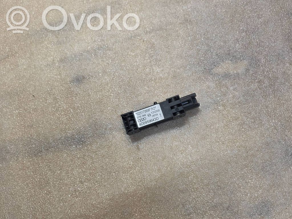 Airbag deployment crash/impact sensor   4D0959643D,120200,4D0959643D,02317068F