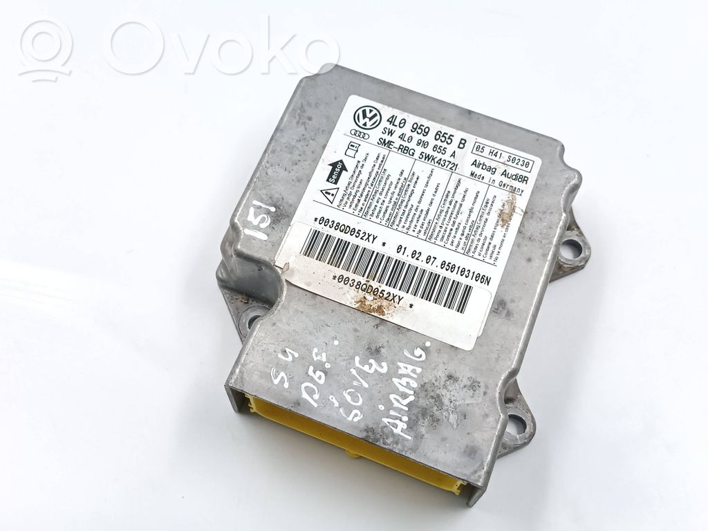 Airbag control unit/module   4L0959655B,4L0910655A,5WK43721