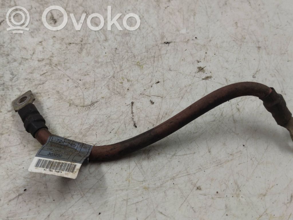 BMW 3 E46 Minus / Klema / Przewód akumulatora 