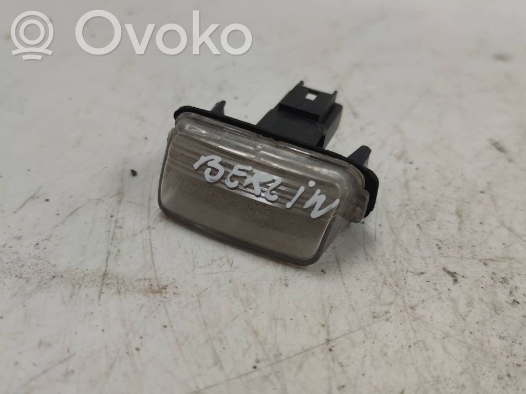 Citroen Berlingo Number plate light 