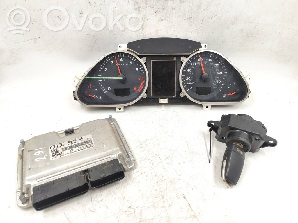 Audi A6 S6 C6 4F Engine ECU kit and lock set 