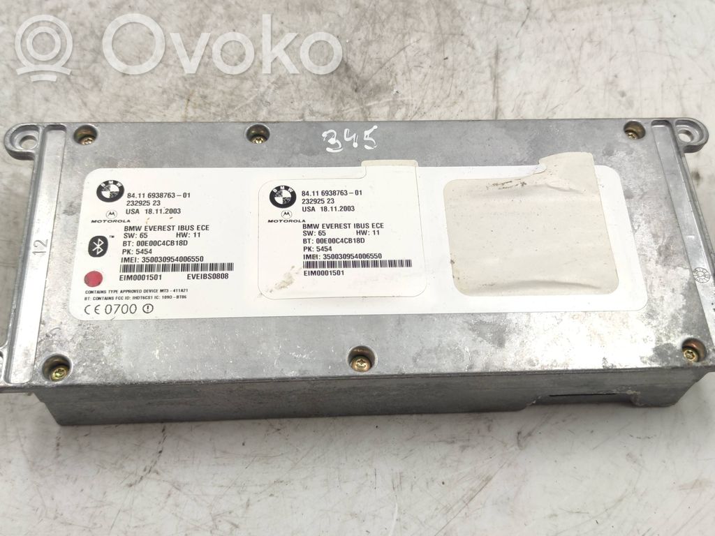 BMW X3 E83 Module unité de contrôle Bluetooth 