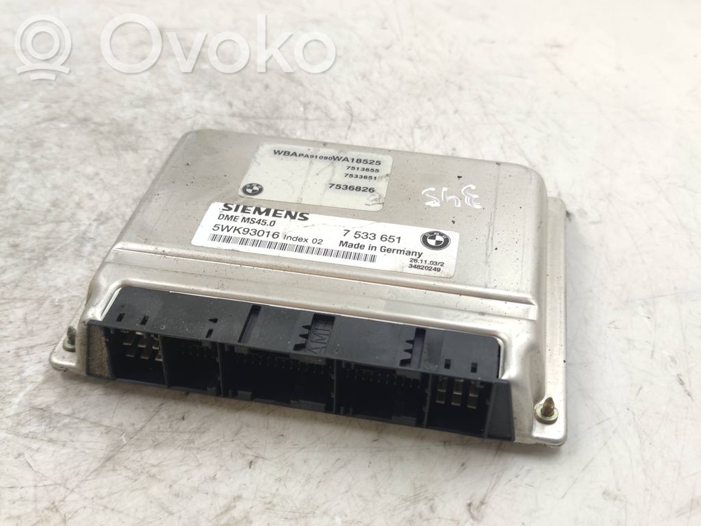 BMW X3 E83 Engine control unit/module 