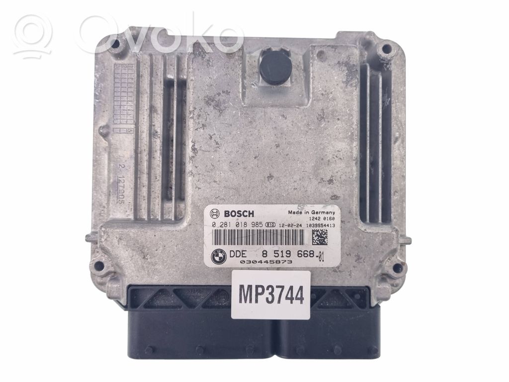 BMW 3 E90 E91 Engine control unit/module 