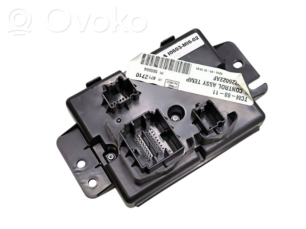 Chrysler Pacifica Air conditioning/heating control unit 
