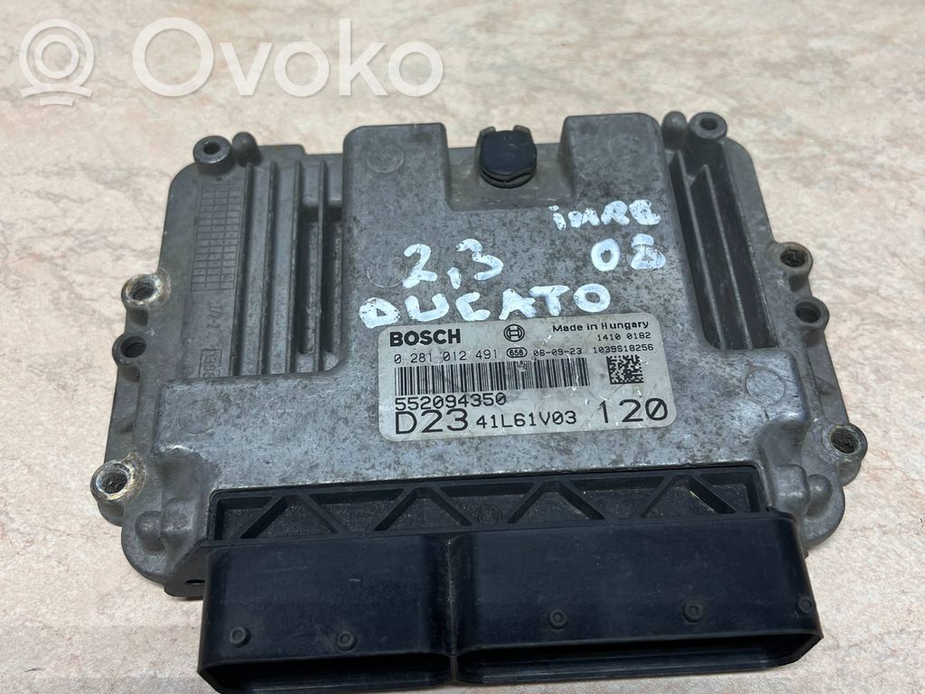 Fiat Ducato Komputer / Sterownik ECU silnika 
