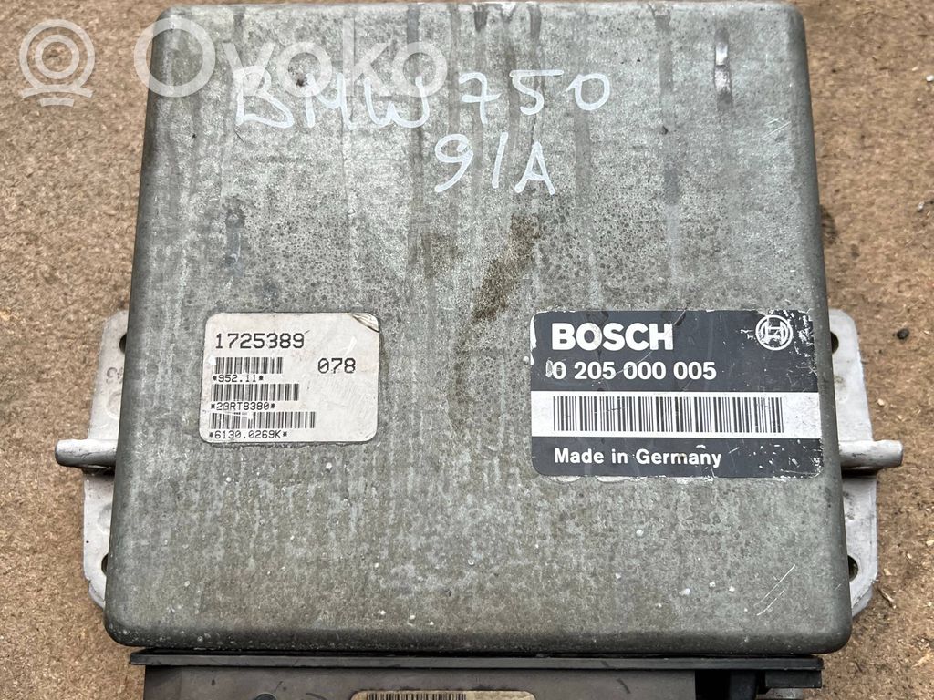 BMW 7 E32 Unidad de control/módulo ECU del motor 