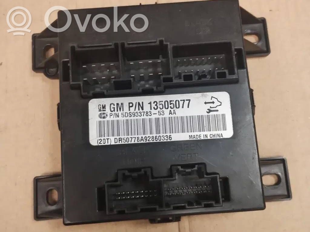 Opel Insignia A Modulo di controllo sedile 