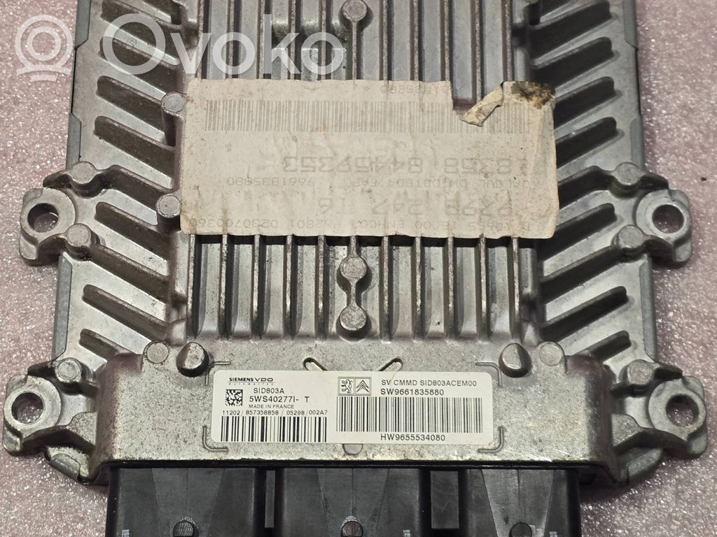 Peugeot 407 Engine control unit/module 